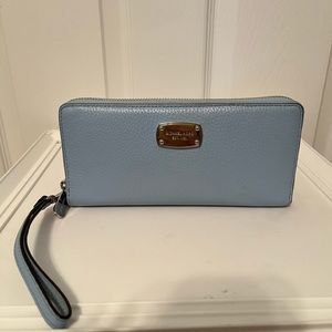 Michael Kors Periwinkle Blue Wristlet